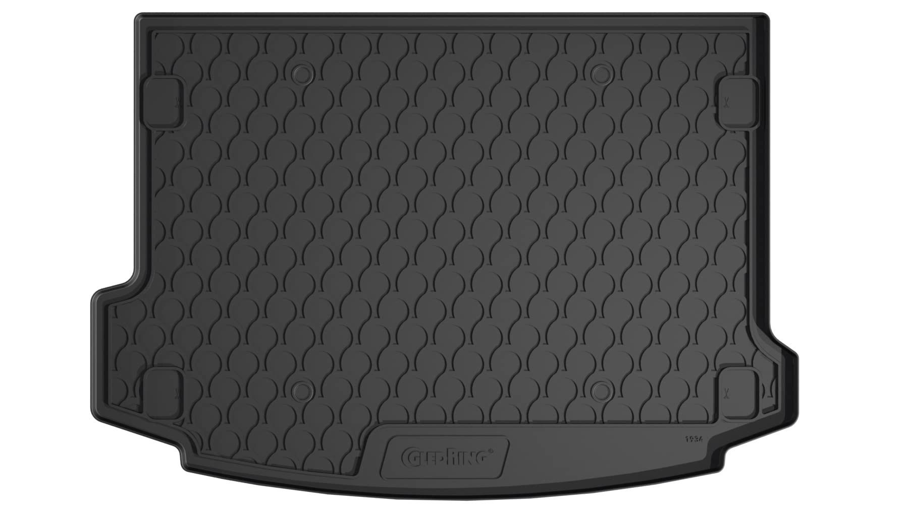 Gledring Tappeto Bagagliaio in Rubbasol (Gomma) Compatibile con Range Rover Evoque 5-Porte 2019-