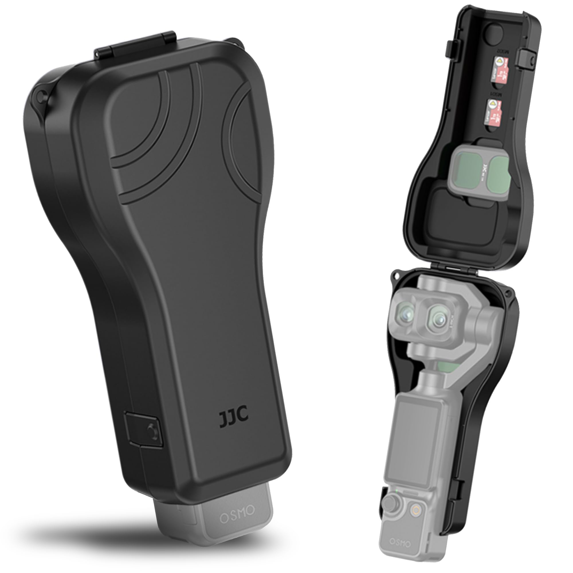 JJC Pocket 4P Case for DJI Osmo Pocket 4P, Thicken Silicone,Black