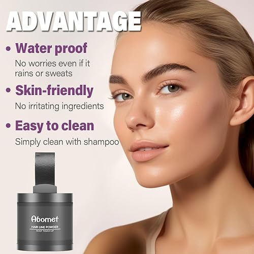 Miniatura 46 de Retoque de raíz al instante la cobertura del cabello gris y el polvo de la línea del cabello, oculta la pérdida y el adelgazamiento del cabello