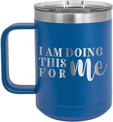 Miniatura 9 de Taza de café con tapa abatible con aislamiento para viajes, ideal como regalo de cumpleaños o Navidad de mujeres o hombres  Compare con Yeti Rambler