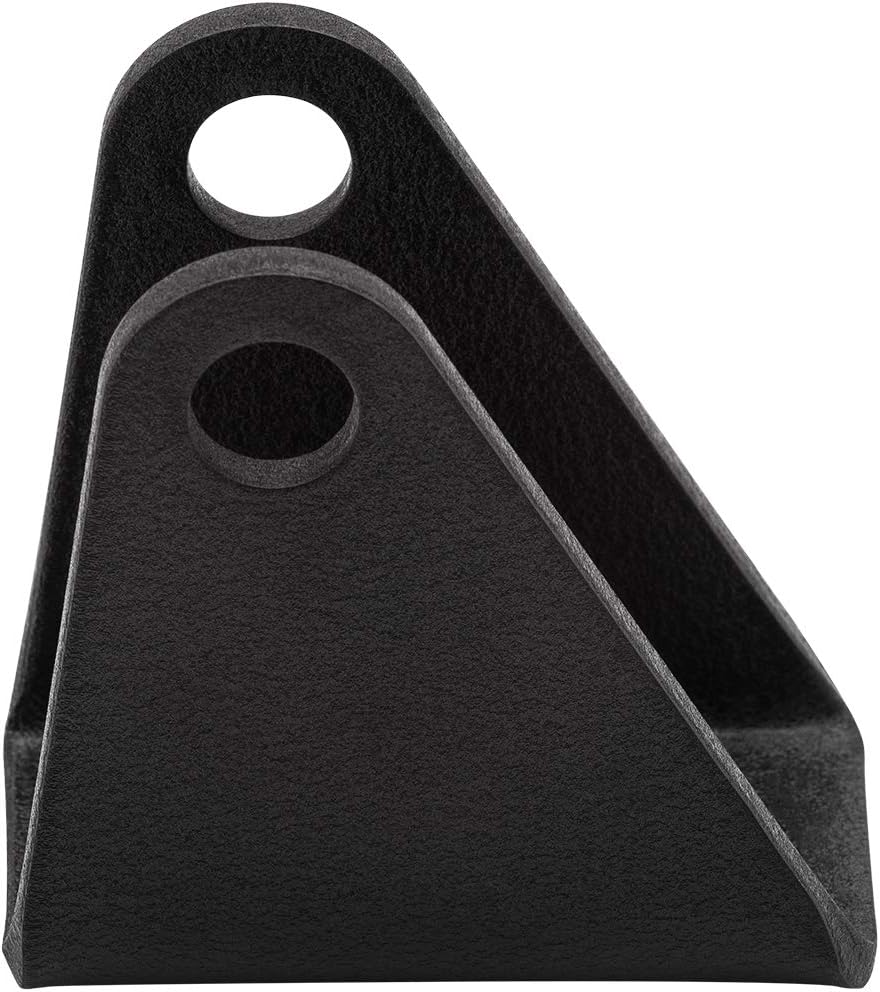 Supreme Suspensions - Front Shock Extenders for 1988-1999 K2500/K3500 & 2000-2010 Silverado HD-Series 8-Lug - High-Strength Steel Shock Mount Extension Brackets