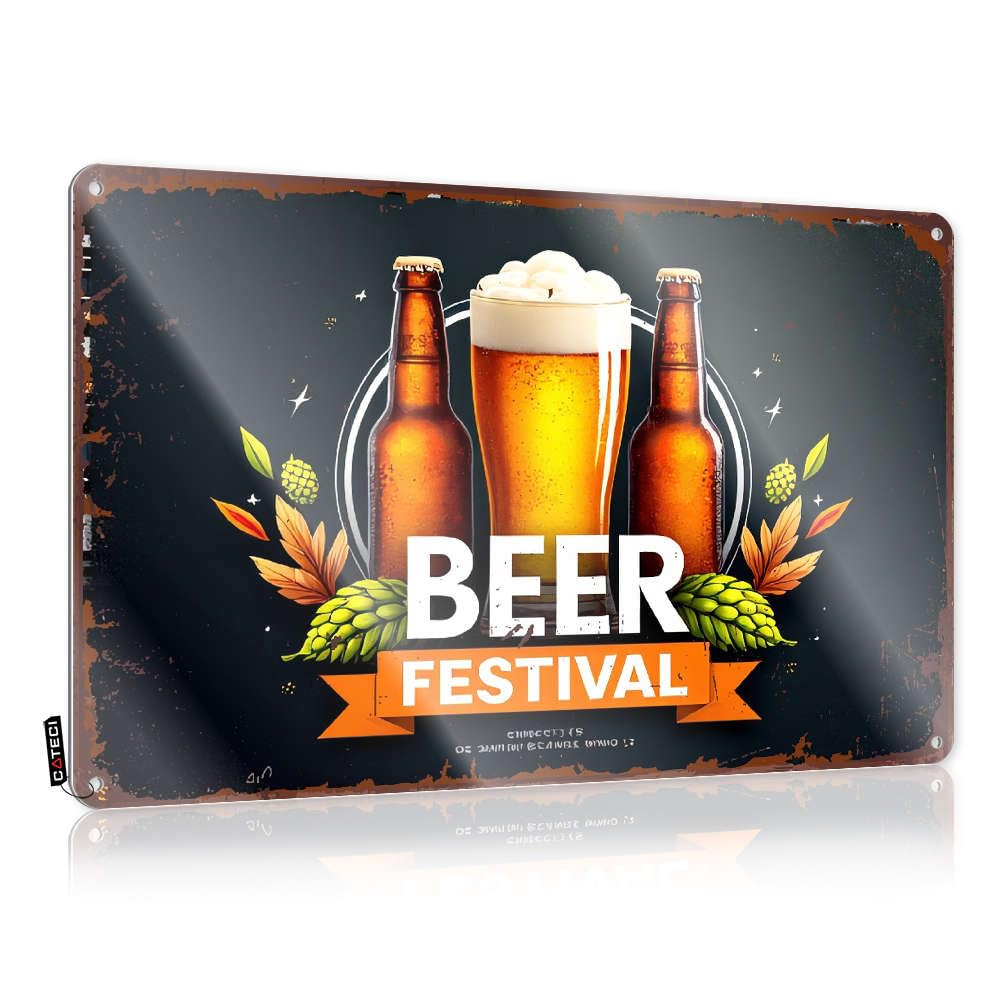 Sujd Colour Artwork, Retro Wall Decor Funny Gift For Doctor Wall Decor, Gorgeous Rustic Metal Tin Sign For Man Cave | Club Holiday Gift Custom Beer Festival - Taste The Hops!(30X40cm)