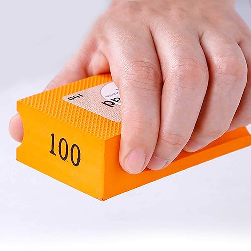 Miniatura 6 de Almohadillas de pulido a mano de diamante para lijar hormigón vidrio piedra granito mármol 60#, 100#, 200#, 400# (4 unidsjuego)..