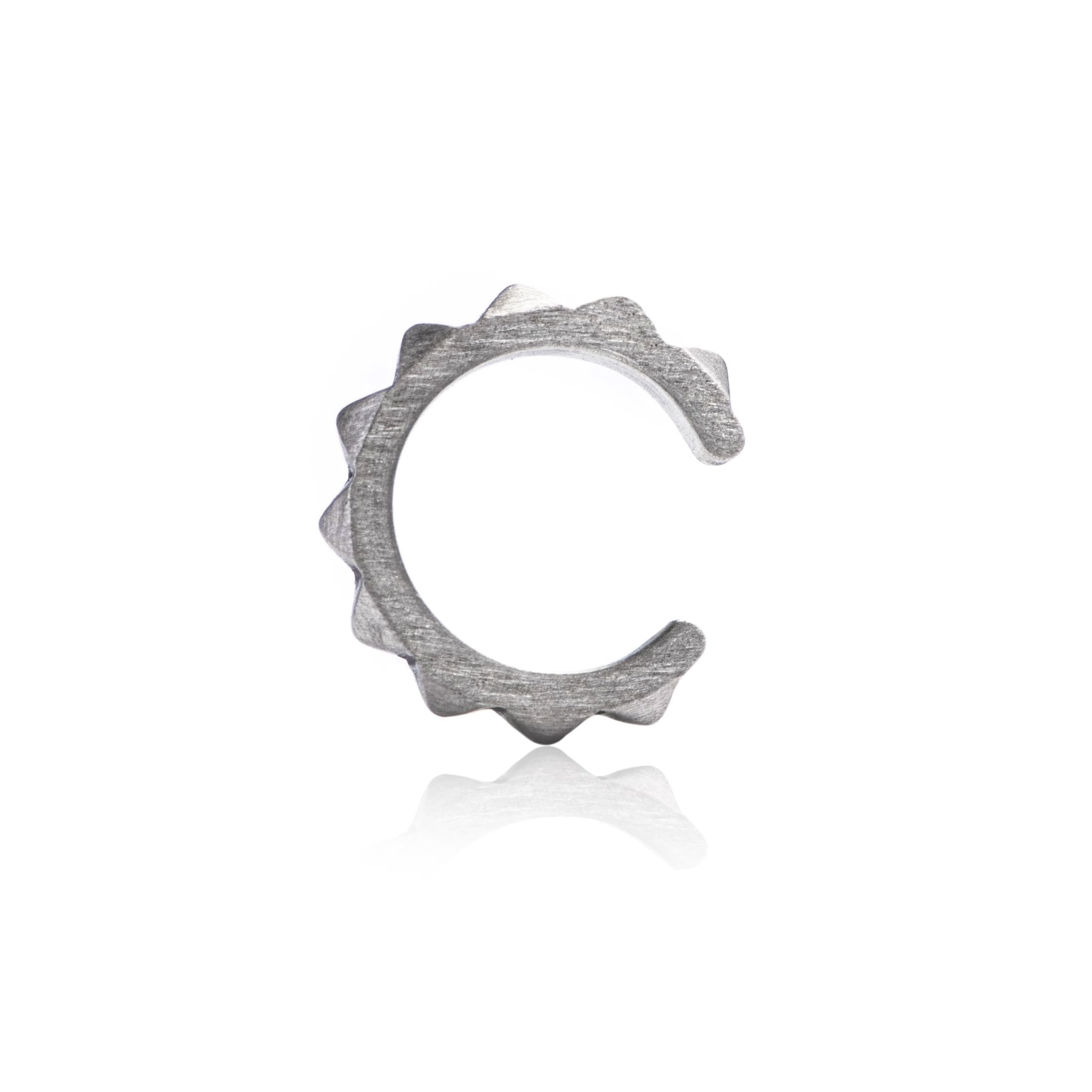 Ear Cuff Silber 925 PETRAM Ohrklemme für Herren Damen Fake Helix Piercings Ohrring – Hypoallergener Schmuck Geschenk für Männer & Frauen