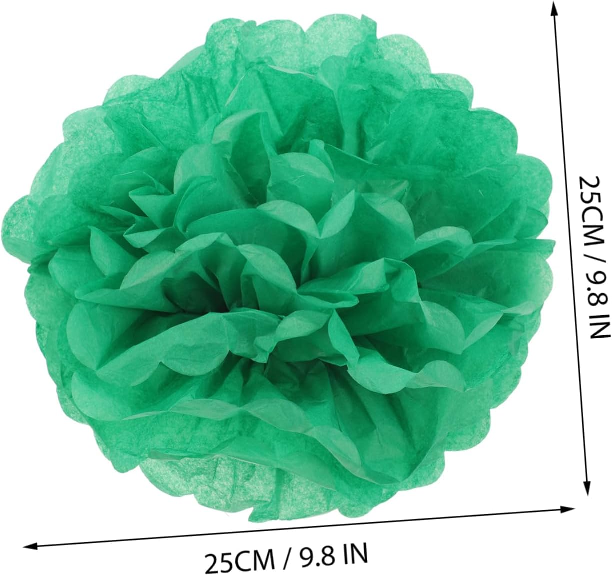 MAGICLULU 80pcs Tissue Paper Rustic Flower Decorations for Weddings Parties Hanging Paper Craft Ornaments Deep Colors