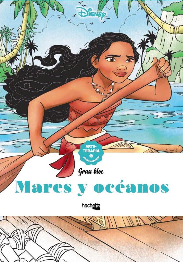 Mares y océanos (Hachette HEROES - DISNEY - Arteterapia)
