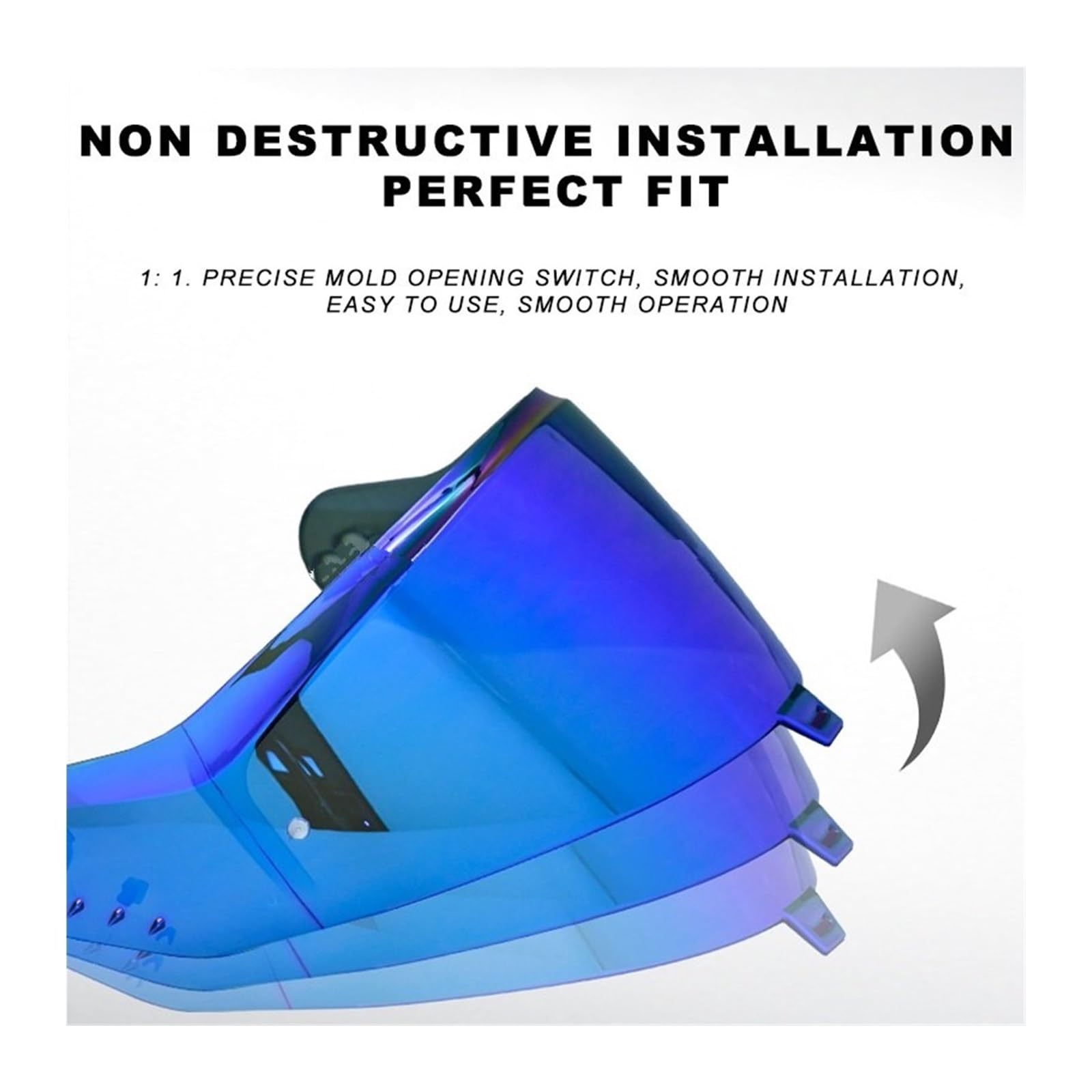 Windshield Compatible With Ridill 2 For Shark Skwal3,Protettivo