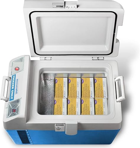 Miniatura 6 de ACCUCOLD Congelador portátil de vacunas con ruedas y asa, uso médico, capacidad de 0.88 pies cúbicos - SPFZ25M