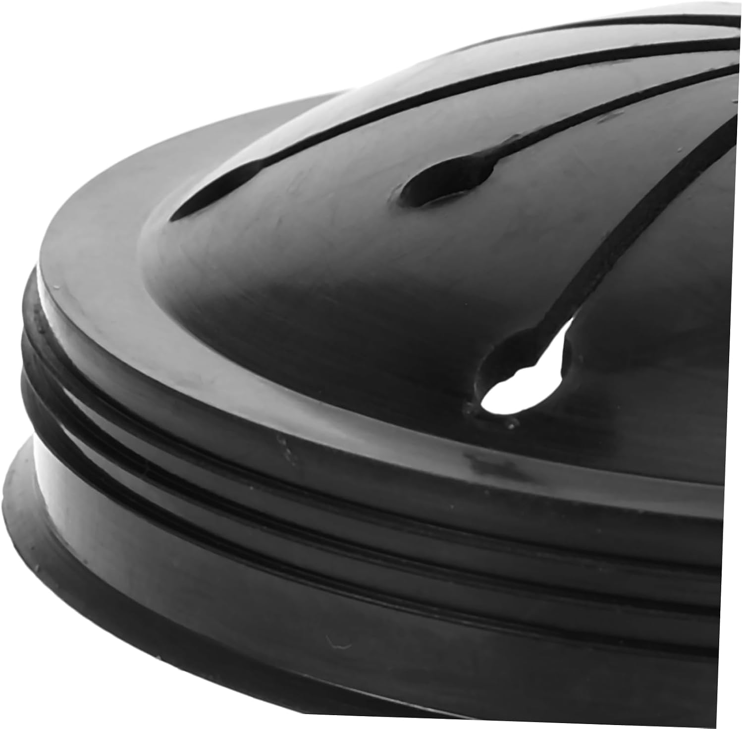 2Pcs Garbage Disposal Guard Removable for Sink Durable Waste Food Disposer Accessories Black Easy Install Keeps Debris from Splashing Up