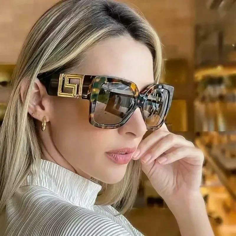 Sunglasses Women'S Retro Oversized Square Gradient Sunglasses Men'S Luxury Fashion Uv400 Eyewear4