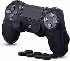 PS4用コントローラ保護カバー&amp;シートセット『シリコンカバー4』 (ブラック) 9jupf8b Amazon.co.jp: PS4用コントローラ保護カバー&シートセット
