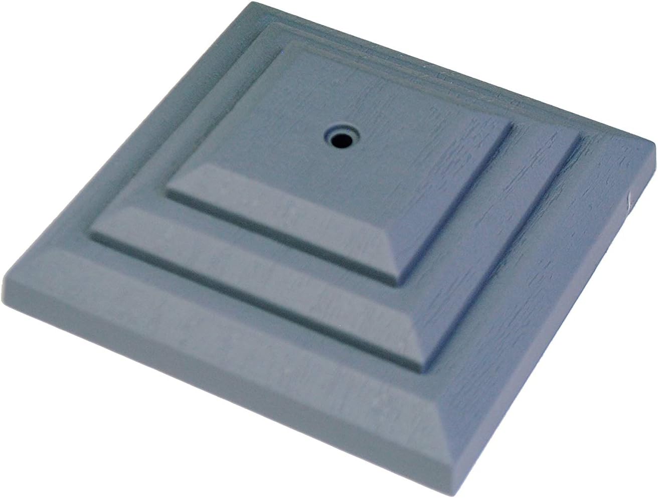 Pack of 10 Plastic Fence Post Caps in Grey to fit a 3" Square Fence