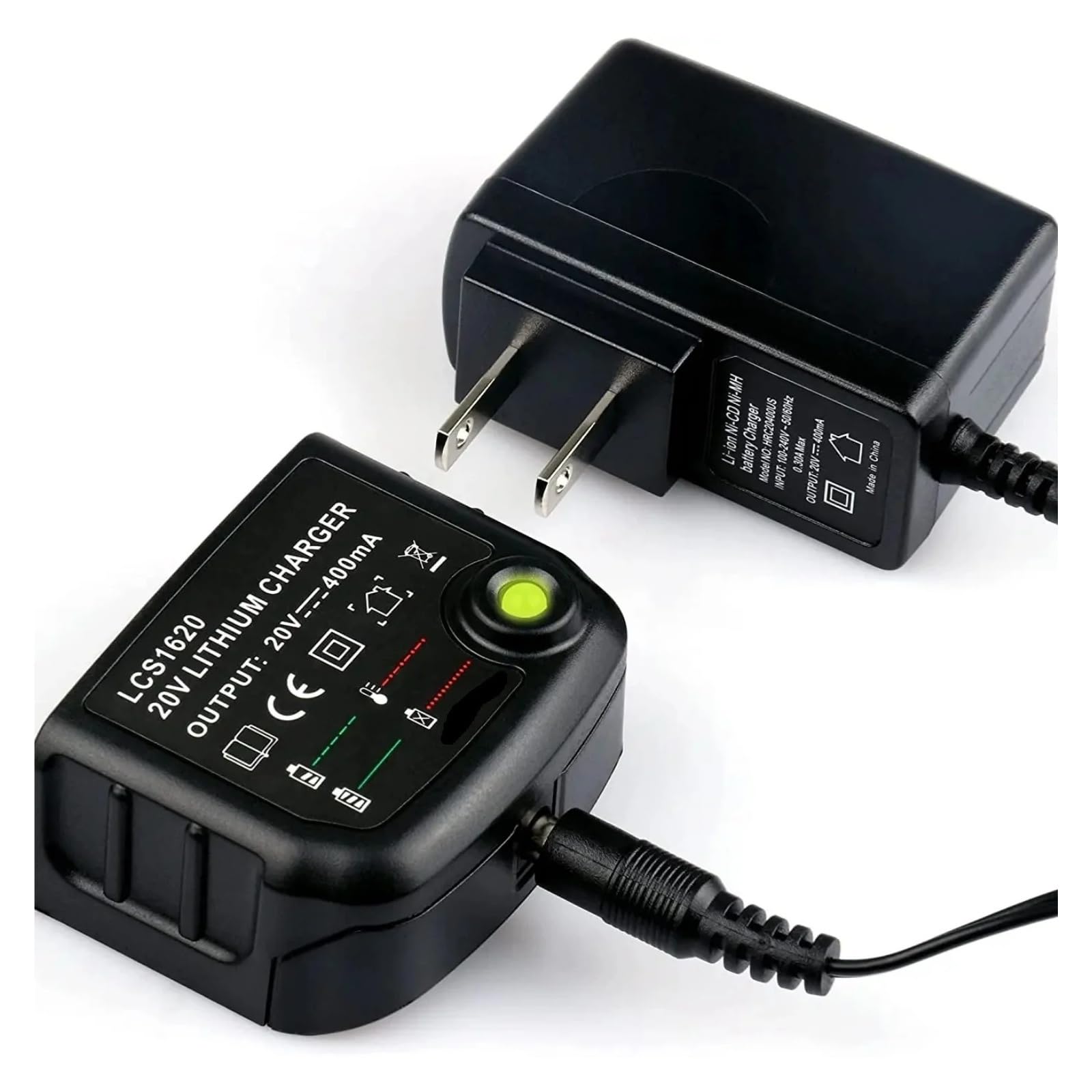 Chargeur de batterie compatible Black Decker 20V LBXR20 LB20 LBX4020