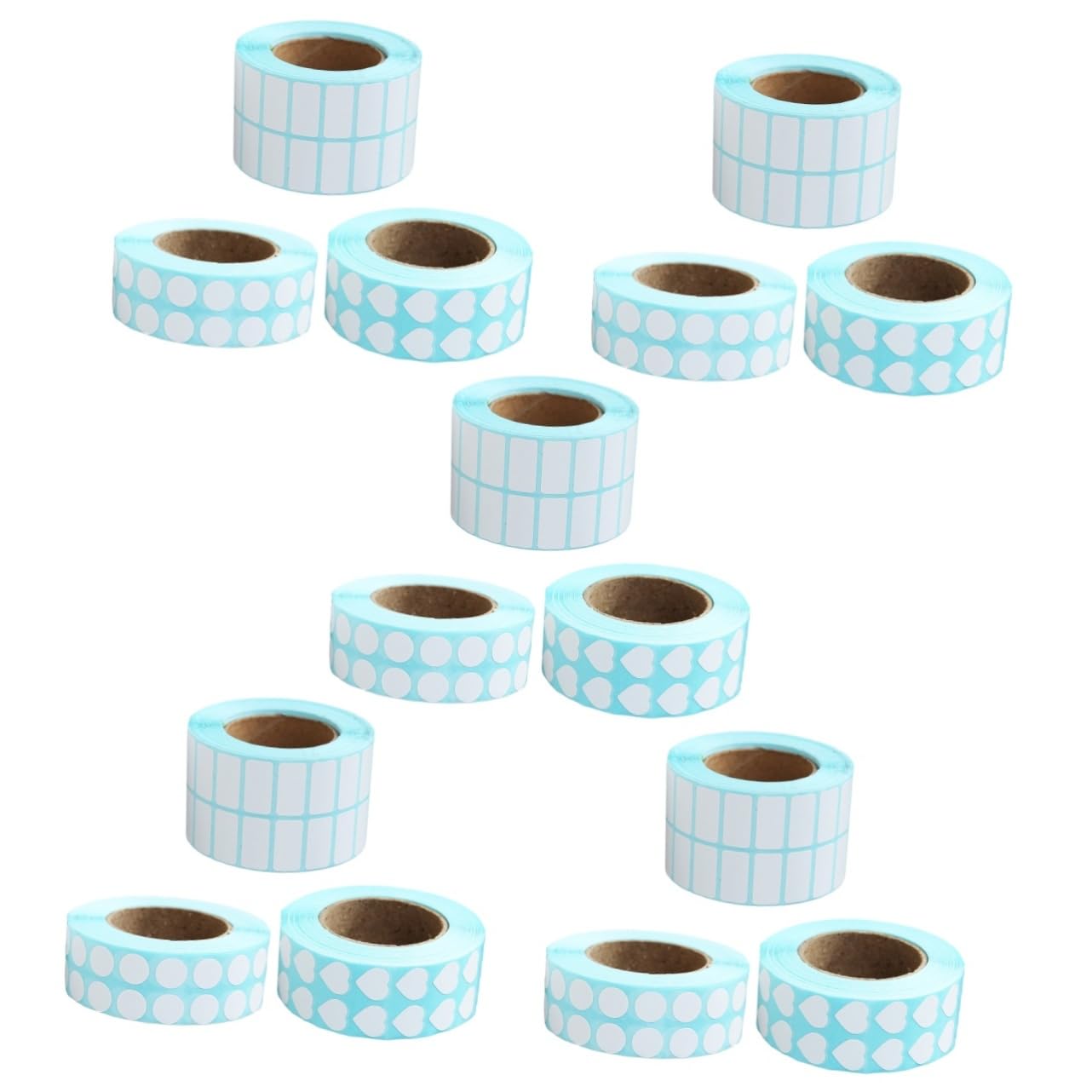 Housoutil 5 Set Etichette Adesive Autoadesive Per Classificazione Etichette Per Ufficio E Organizzazione Domestica 3 * 5