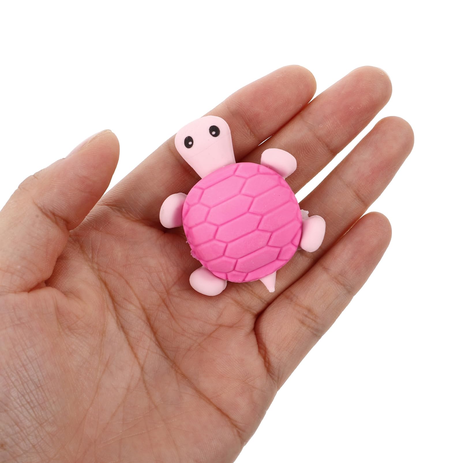 Abaodam 5 Set Gomma Per Tartarughe Animali Reversibile Peluche Giocattolo Per Decorazioni Mini Gomme Da Matita Per Tartarughe Dentro Casuale Tazza Squishy Pezzi * 5