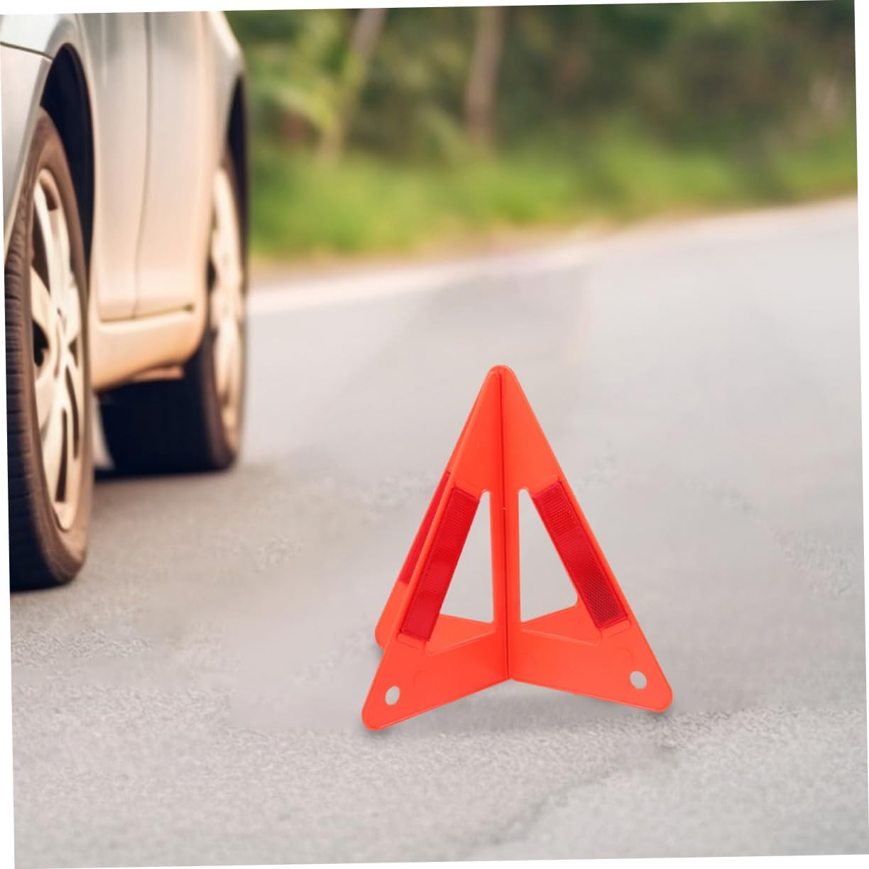 PRETYZOOM 5Pcs Roadside Safety Triangle Kit Reflective Warning Signs for Situations Portable Car Safety Reflective Triangles for Roadside Breakdown and Parking Alerts