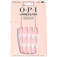 Vista 14 de OPI xPRESS/ON Press on Nails Short Round Classic, Long Almond & Coffin Shape Press-On Professional Nail Art Kit