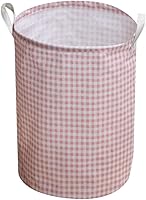 Vista 1 de Cestas plegables para la ropa sucia, cestas de lino y algodón para lavandería, plegables e impermeables con asas, organizador de almacenamiento