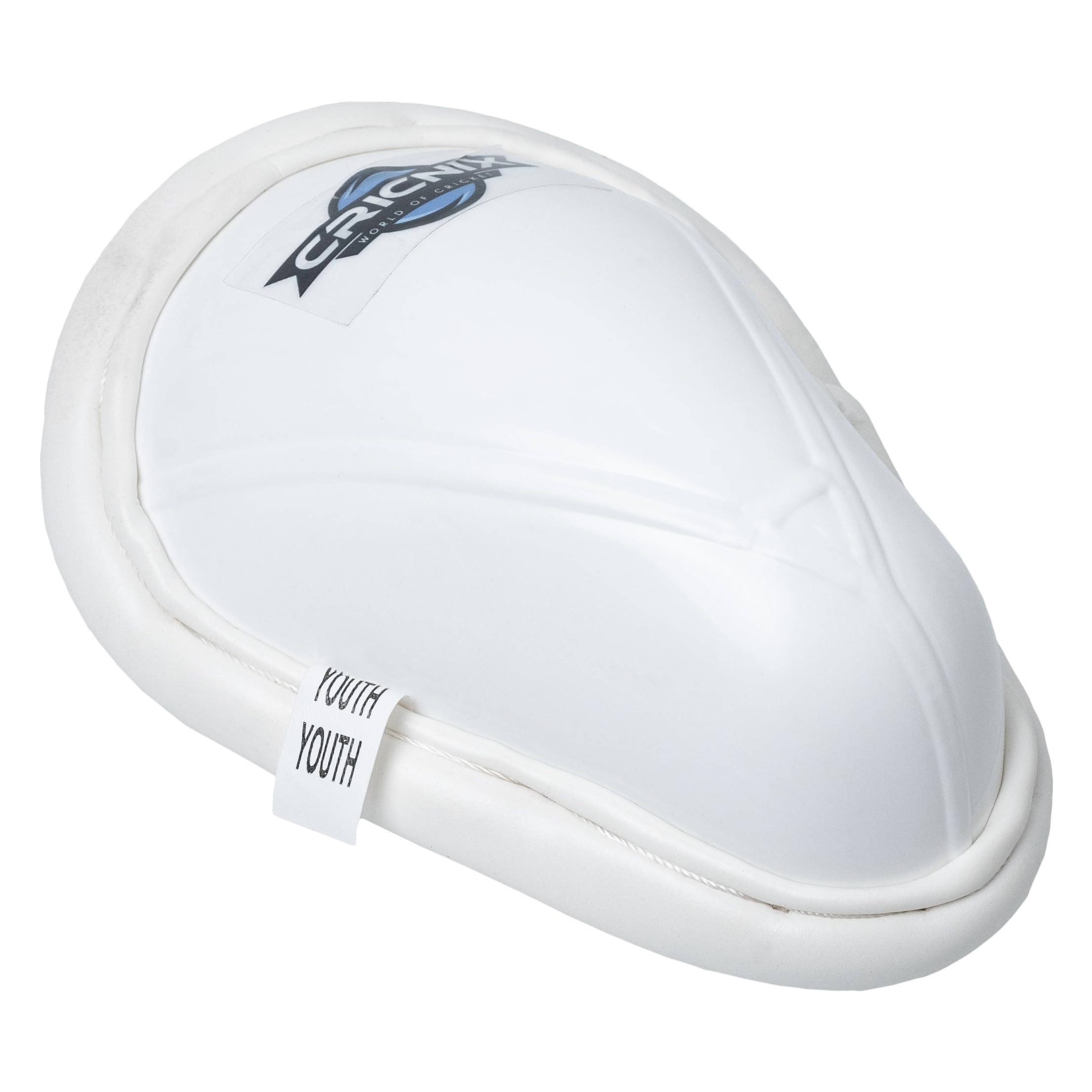 Cricnix Cricket Abdominal Guards Classic White Cup Padded Protectors (Youth)