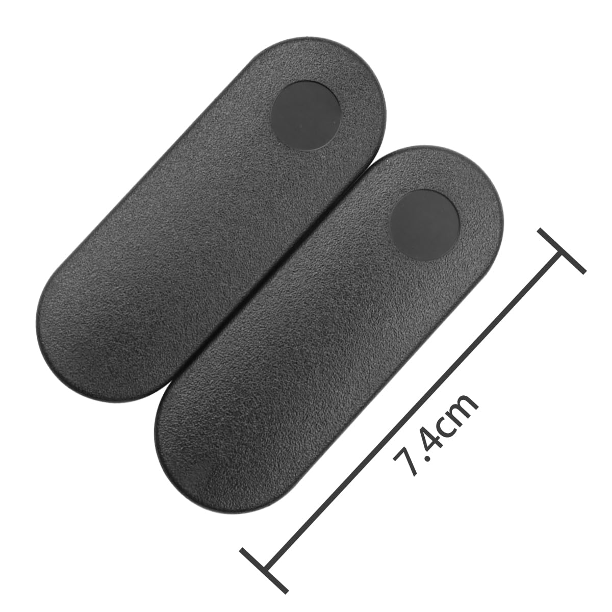 Lot De 4 Clips De Ceinture Pour Talkies-Walkies - Compatible Motorola T92, T80, TLKR, H20 Et Plus - Plastique Noir - 4