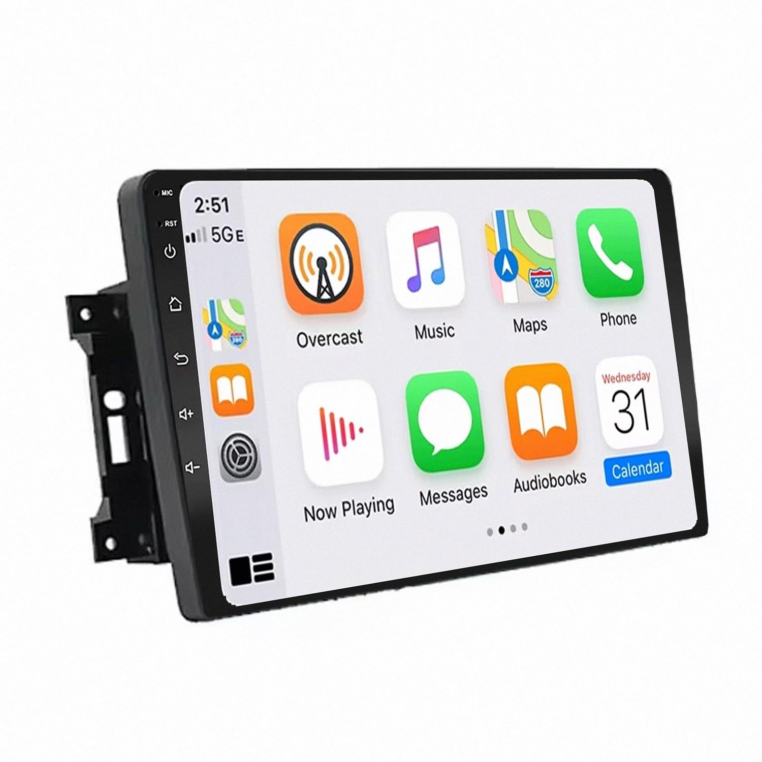 Navegación de video del automóvil Jeep Wrangler 2007-2017 con autoradio touchscreen Bluetooth 8