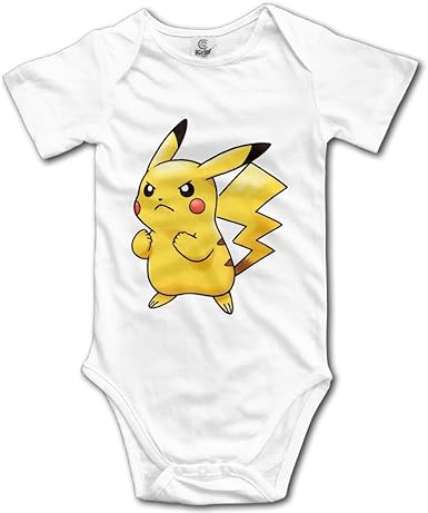 Amazon Com Fanpull Infant Pokemon Pikachu Angry Cute Pet Amigo Pijama Para Bebe Recien Nacido Ropa 24 Meses Blanco Clothing