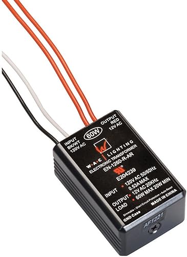 WAC Lighting Transformador electrónico EN-1260-R-AR, 120V - 12V 60W máx