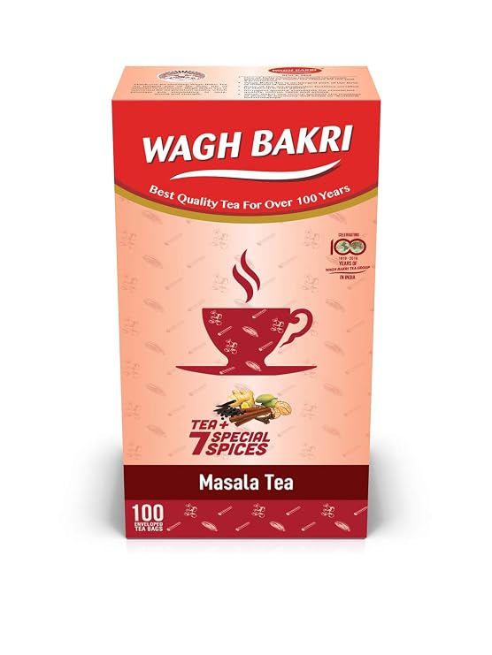Wagh Bakri Masala Chai Tea Bags with Envelop, 200g