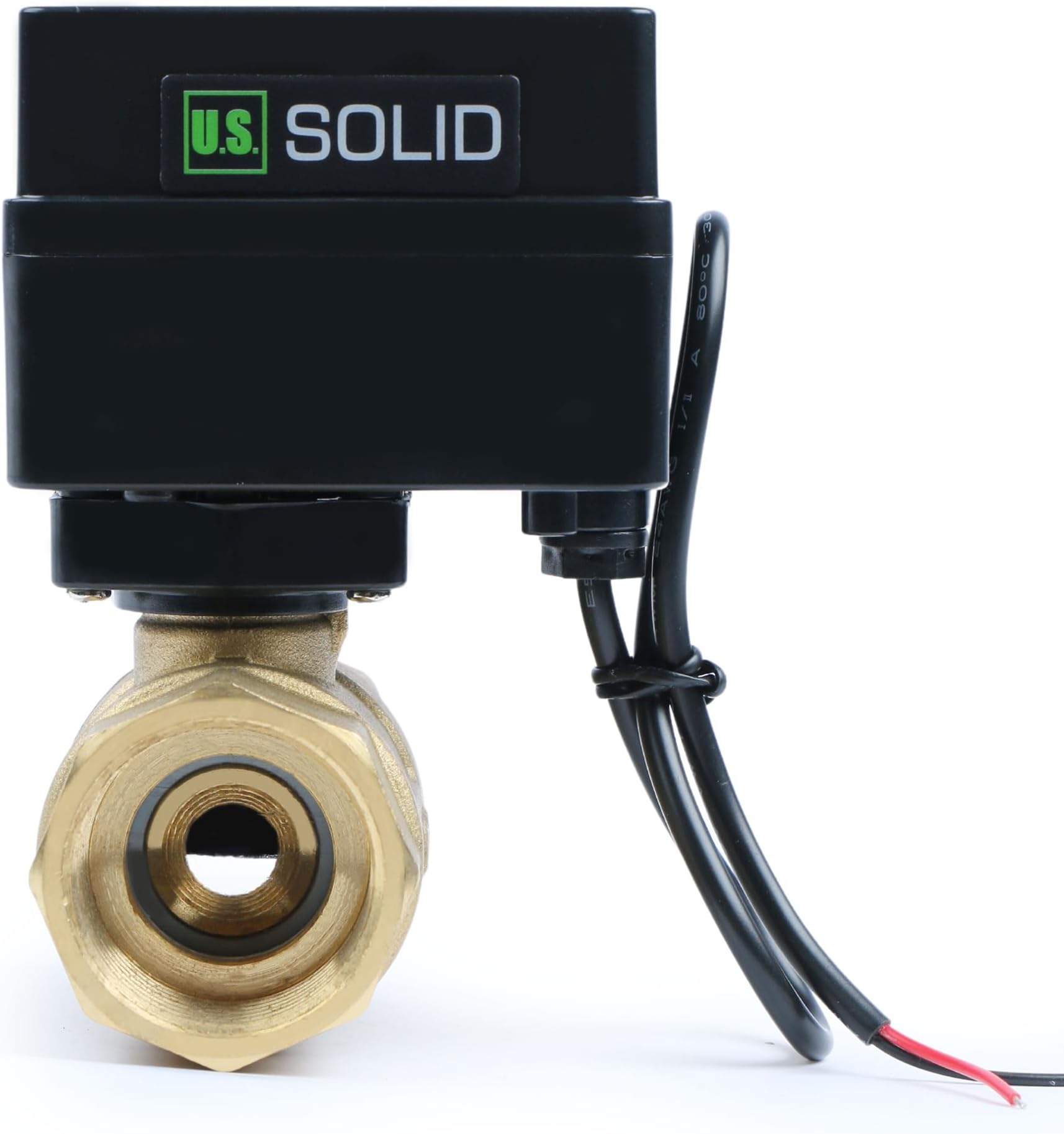 U.S. Solid 1/2 Inch Stainless Steel Motorized Ball Valve - 2 Wire Reverse Polarity For Water 10 thumbnail image