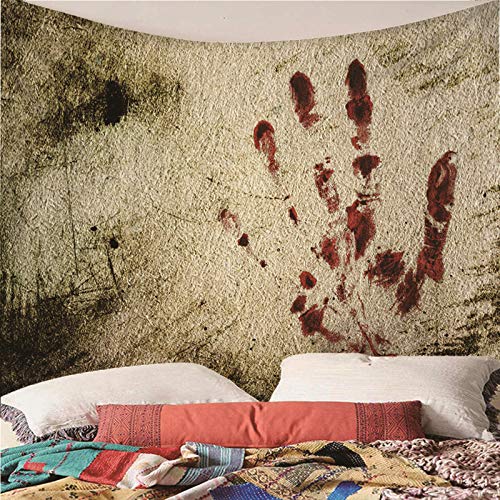 Tapiz de pared de terror KnSam con estampado 3D ideal para fiestas y playa 2