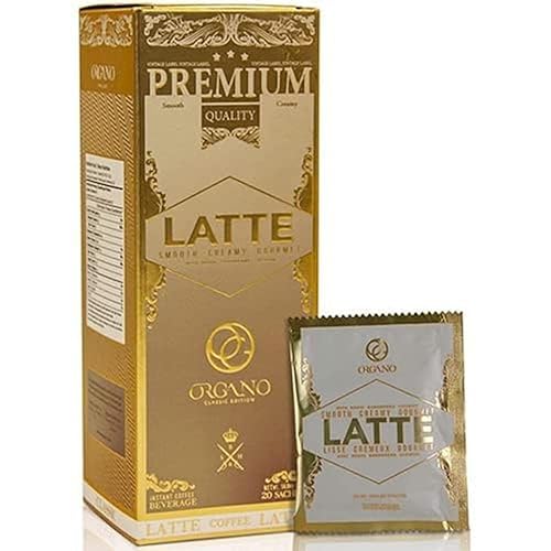 Café Latte gourmet Organo Gold (1 caja de 20 sachets)