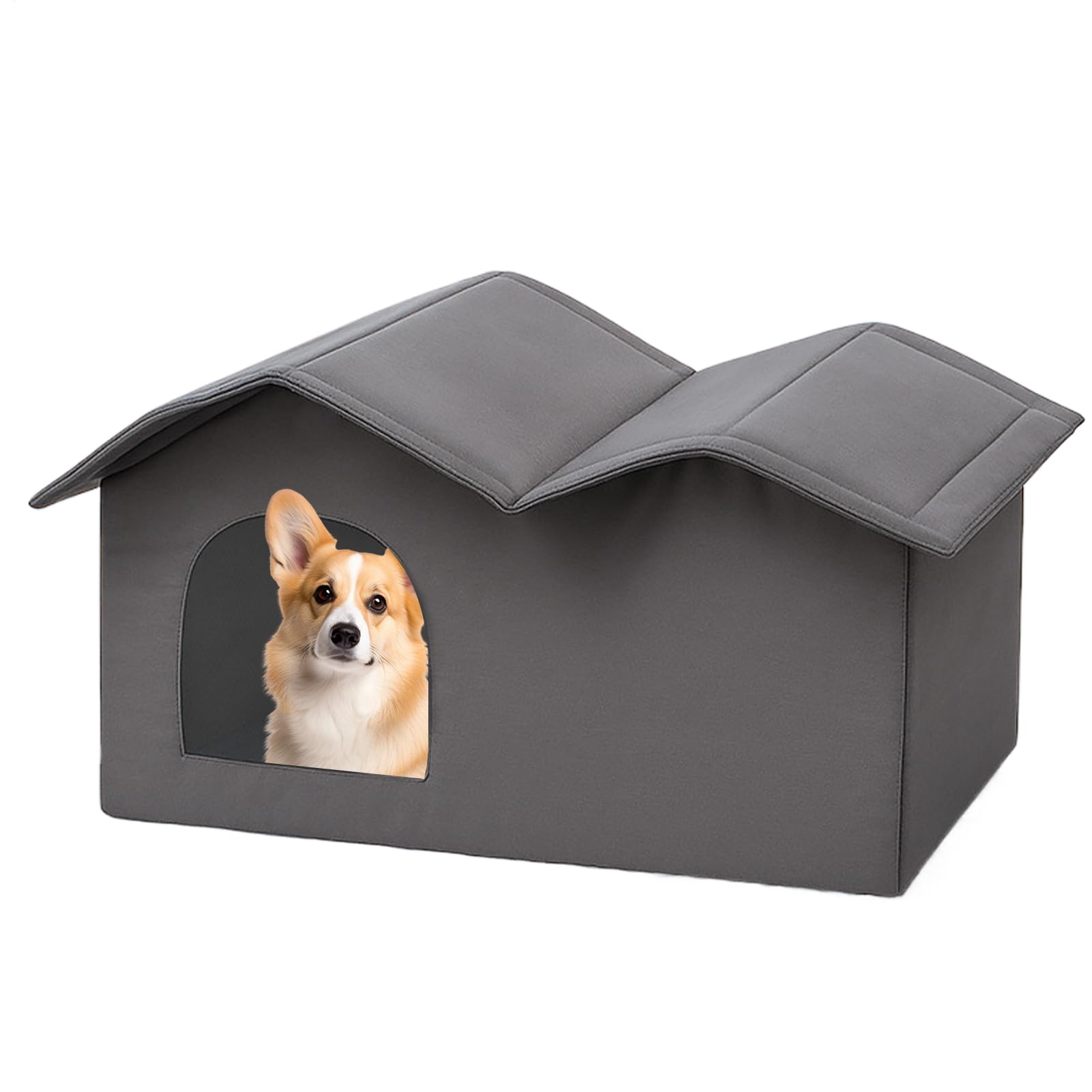 Niche pour chats refuge imperméable amovible petit chien