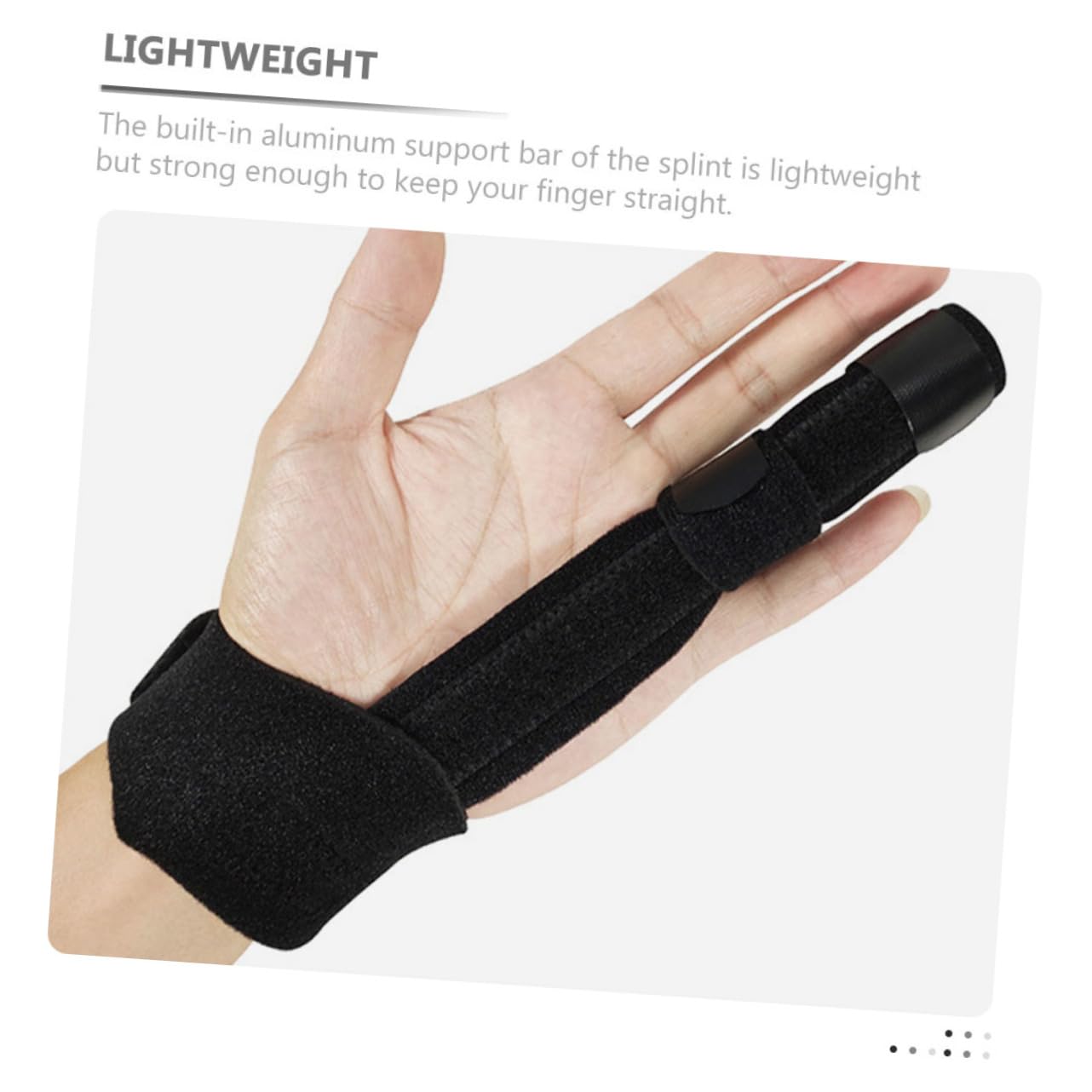 DEARMAMY Breathable Finger Splint Support Brace Finger Fixation Strap for Injury Comfortable Protector for Day and Night Use Joint Stabilization