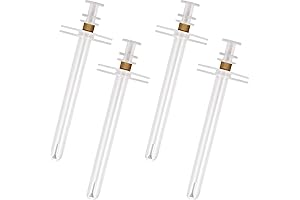 4 Pieces Pet Syringe Pet Pill/Tablet Syringe with Safety Tip Small Animal Pill Shooter