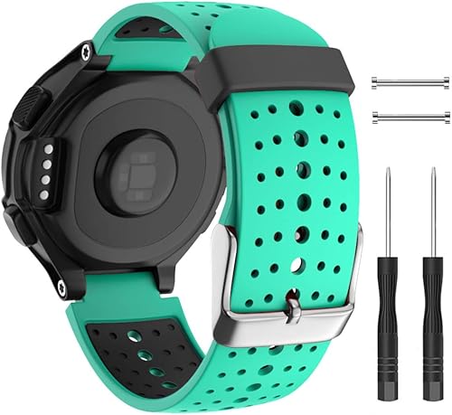 ISABAKE Correa deportiva de silicona suave para Forerunner 235, compatible con reloj inteligente Approach S20 S5 S6 Forerunner 230 220 235 235Lite