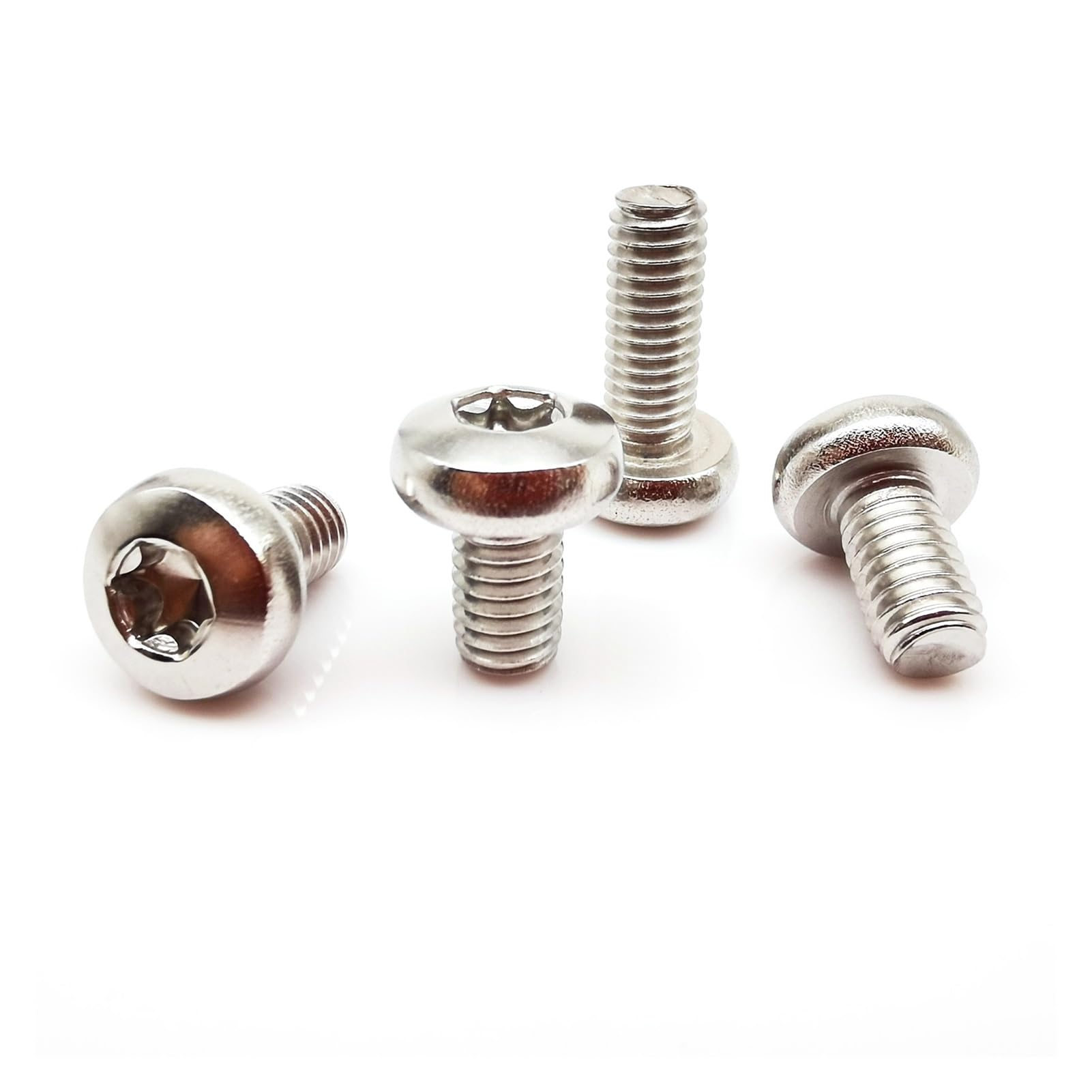 10/50pcs M3 M3.5 M4 GB2672 304 A2-70 In Acciaio Inox A Sei Lobi Torx Pan Vite A Testa Tonda Bullone L 3-60mm (Color : 8mm, Size : 10pcs M3.5)