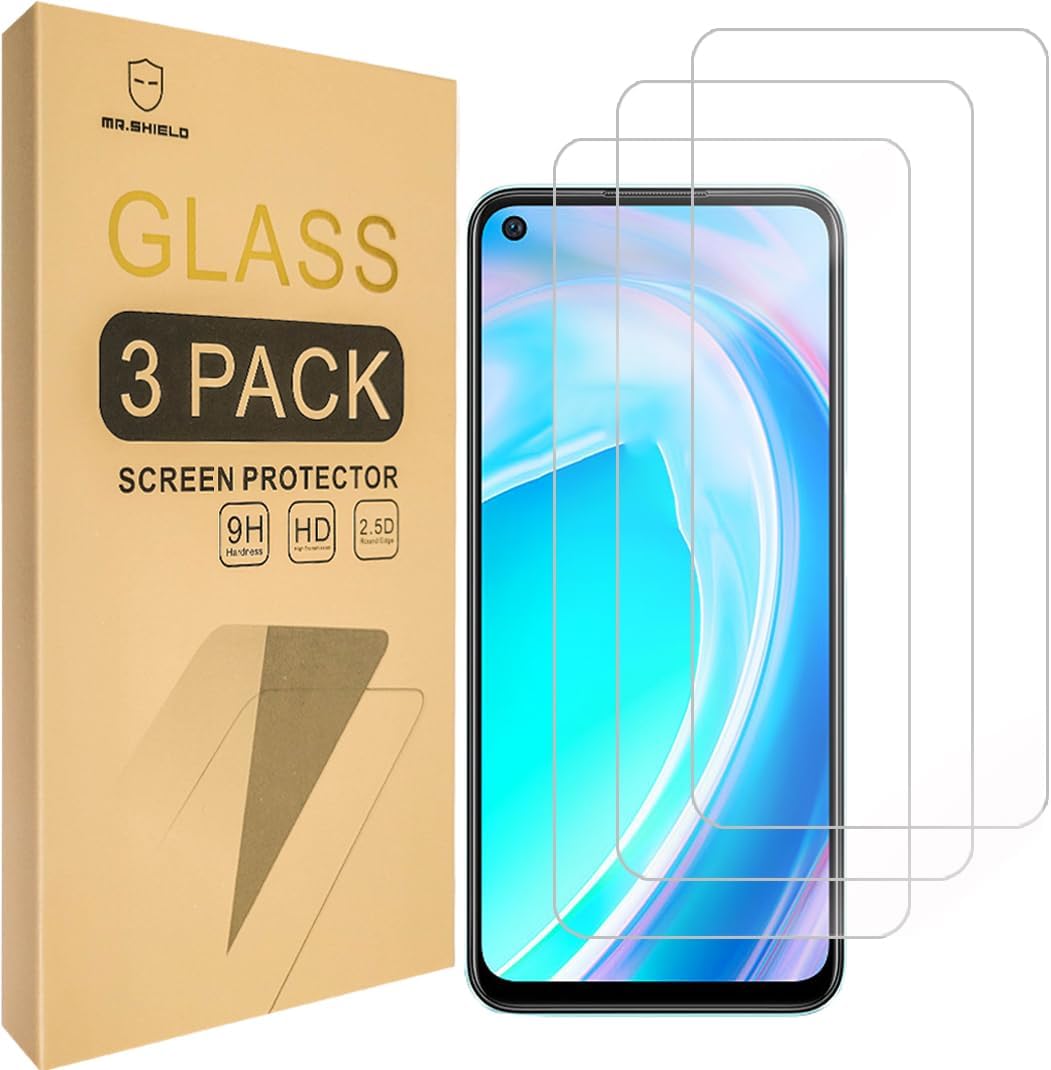 Mr.Shield [3-Pack] Designed For OnePlus Nord CE 2 Lite 5G [Tempered Glass] [Japan Glass with 9H Hardness] Screen Protector with Lifetime Replacement