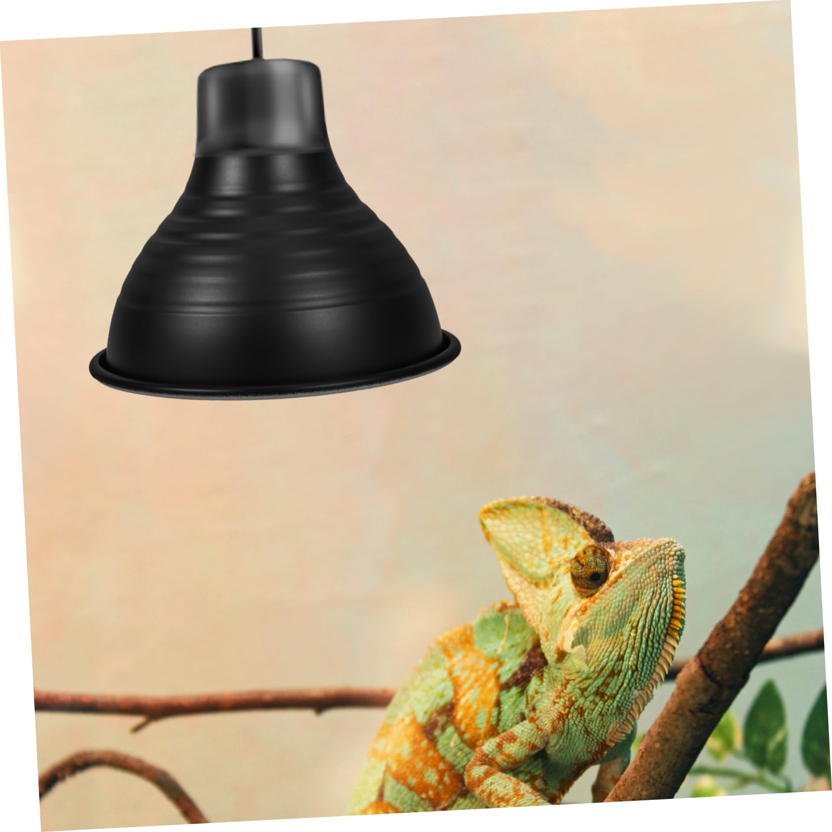 VOSAREA 5pièces Abat-Jour Chauffant pour Terrarium Couverture Isolante pour Lampes Reptiles Installation Facile Et Économie Énergie pour Lézards Serpents Et Amphibiens