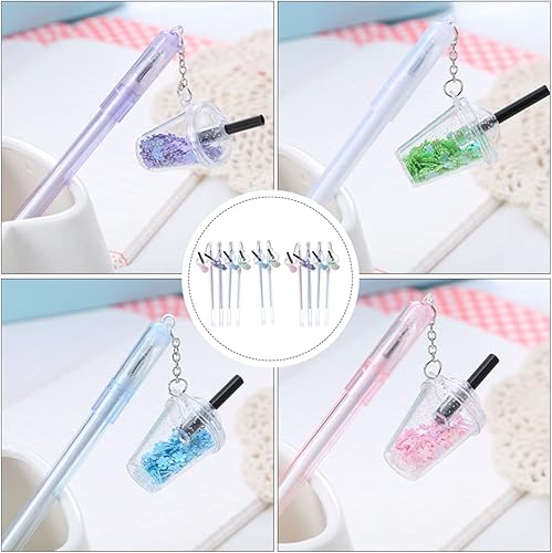 Miniatura 4 de NUOBESTY Bolígrafo de dibujos animados, 30 unidades, accesorio de calcetín para escritura, para decoración, favor de leche, mezclado, caricatura,