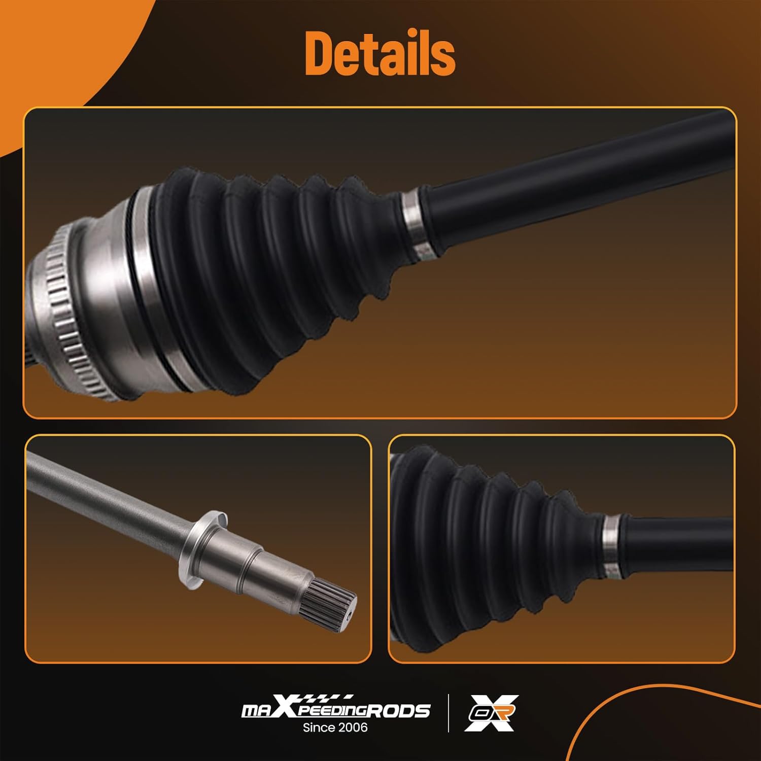 maXpeedingrods Front Right CV Axle Shaft Assembly for Toyota Camry 02-17, Avalon 05-16, Highlander 04-07, Solara 04-08, for Lexus ES330/RX330 04-06, ES350 07-18, RX350 07-09, 2.5L 3.0L 3.3L 3.5L