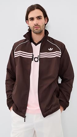 adidas Men's Chest Stripe Track Jacket