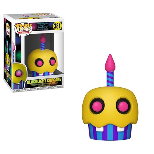 En Oferta Funko Pop! Five Nights At Freddy'S Blacklight Cupcake Exclusive Vinyl Figure