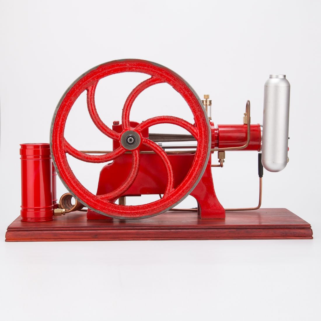 Retro Antiguo Cuatro Niveles Refrigerado por Agua Estacionario Horizontal Motor de Gasolina Modelo Regalo Para Los Amantes De Los Motores Antiguos Y Coleccionistas