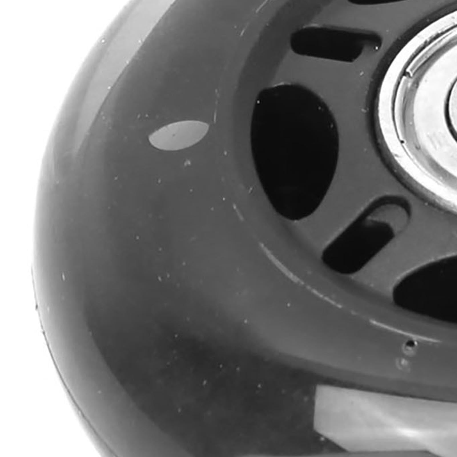 3in Roulette Avec 608ZZ Portant 76x24x8mm Remplacement Silencieux Noir Transparent De Roue Dunite Centrale Pour Le Chariot De Bagage Patins Meuble Detabli 87709881