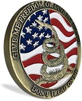 Vista 4 de Moneda militar Don't Tread on Me Challenge Coin US Liberty Bell