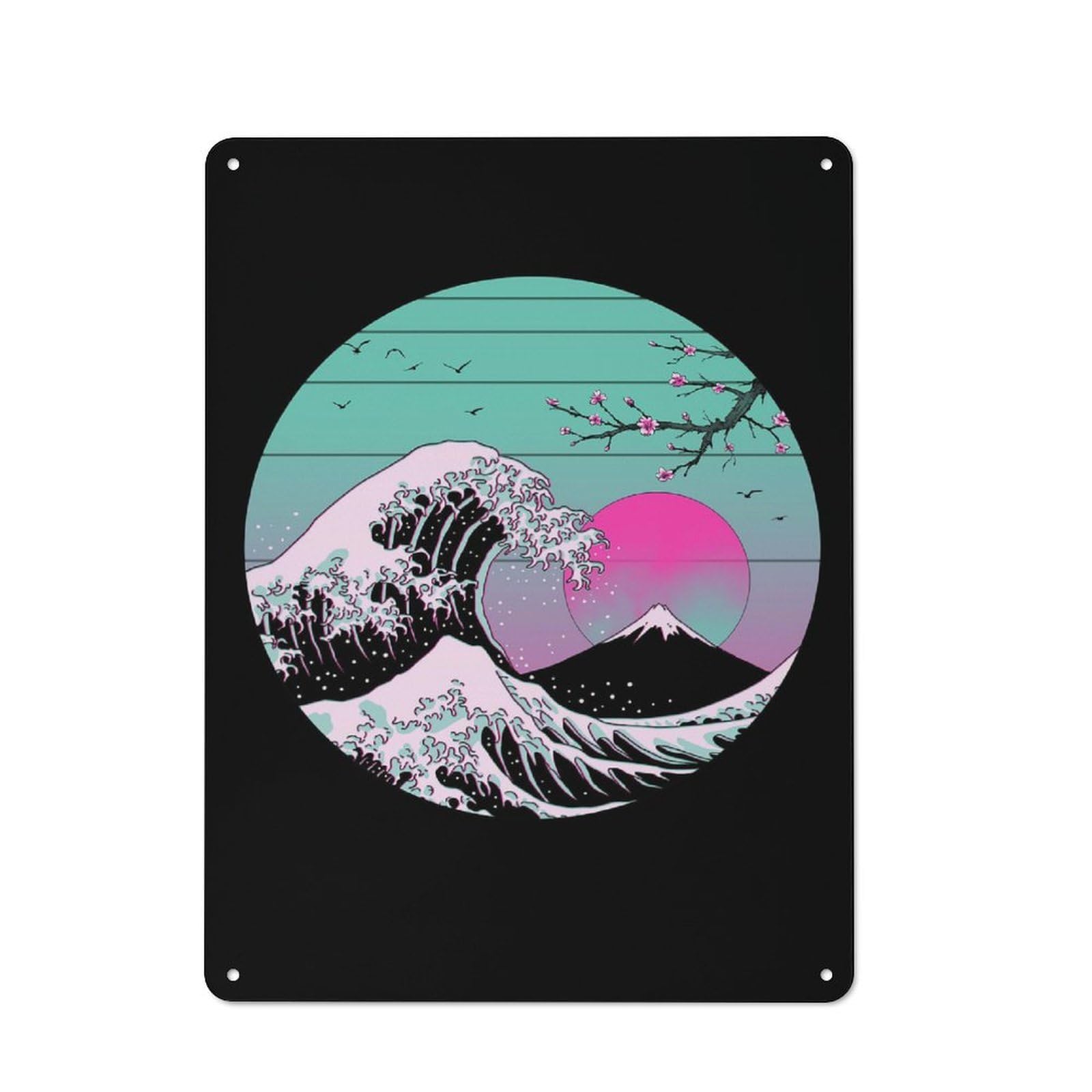 Junmoney The Great Vapor Aesthetics Metal Tin Sign, Clear Colour Print, For Garage, Shed, Workshop Or Hobby Room, 40X30cm