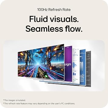 LG Monitor 22U401A-B, 22 Inch, Full HD 1080p, 100Hz, 5ms GtG, VA Panel, Smart Energy Saving, Anti-Glare, HDMI, D-Sub, Matte Black