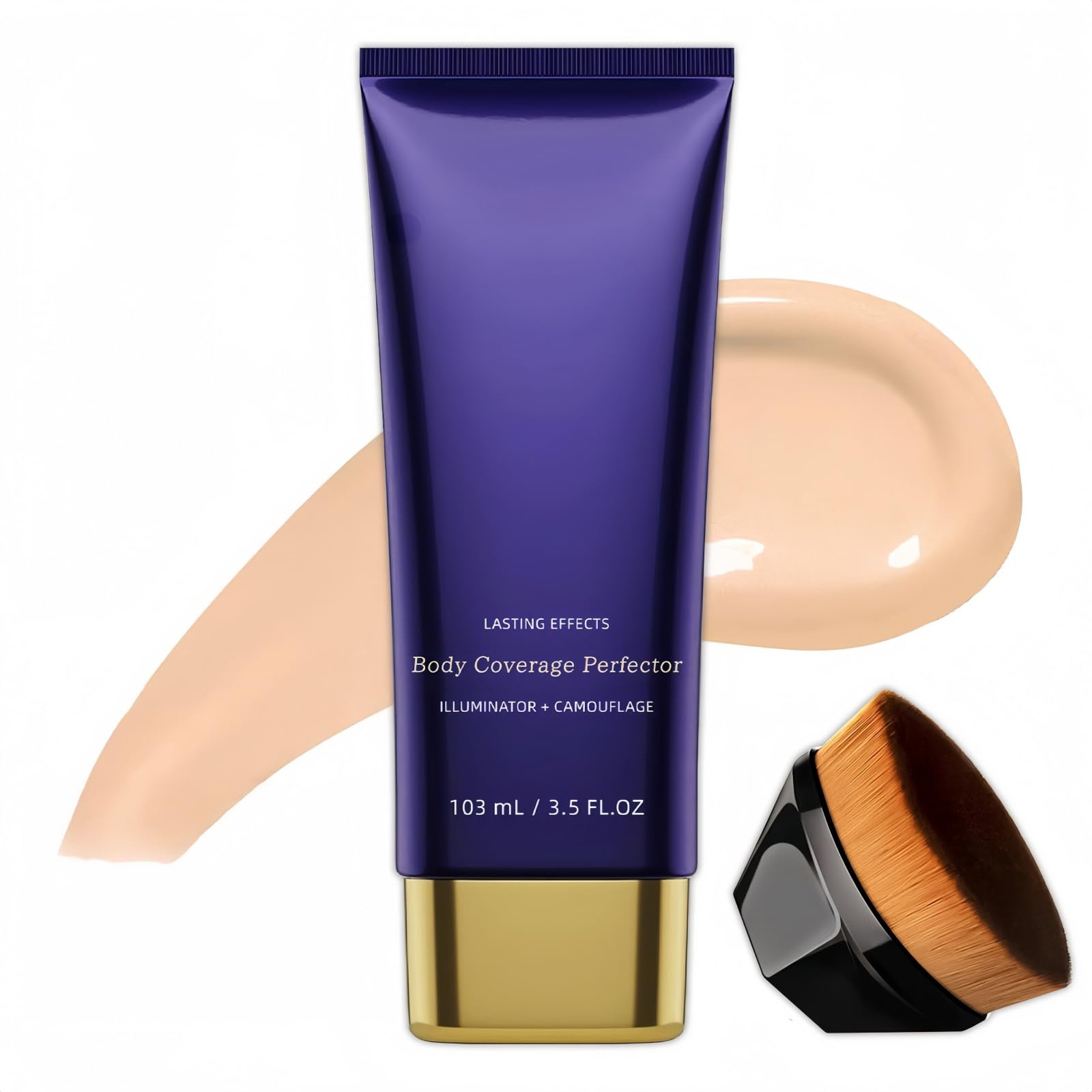Heroka Nudaskin Body Coverage Concealer Fair Körper Camouflage Make-up für Beine und Körper, wasserfest, natürliches Finish (04 Natuurlijk beige)