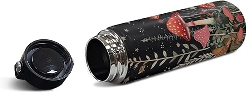 Miniatura 94 de Flashideas Blue Butterfly - Botellas de agua de acero inoxidable aisladas al vacío, a prueba de fugas, ligeras, mantienen el frío y el calor, ideal