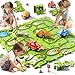 Beby Buty 64PCS Puzzle Track Car Set Toys for Kids Boys, Toddler Toys Gifts for 3 4 5 Year Old, Floor Puzzle Tracks Car for Boys Ages 3-5 4-6, for 3 4 5 6 Year Old
